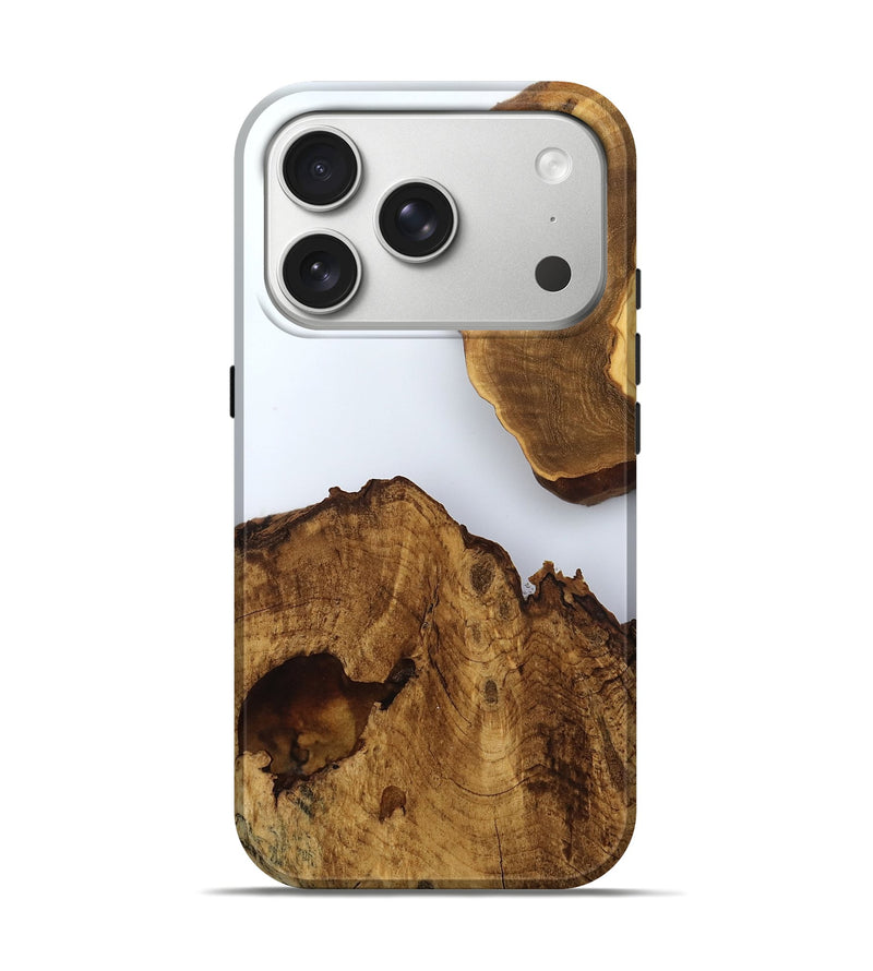 iPhone 17 Pro Wood Live Edge Phone Case - Easter (Clear, 796794)