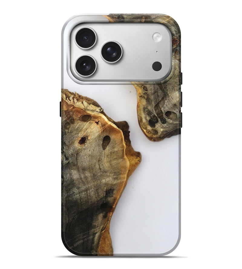 iPhone 17 Pro Max Wood Live Edge Phone Case - Anne (Clear, 796801)