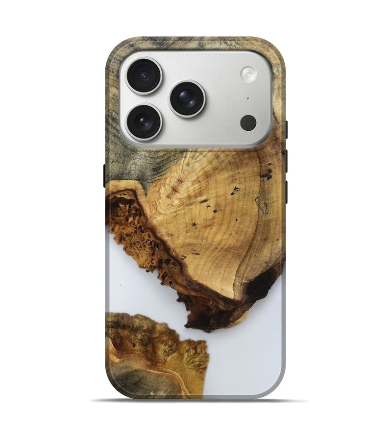 iPhone 17 Pro Wood Live Edge Phone Case - Roselyn (Clear, 796804)