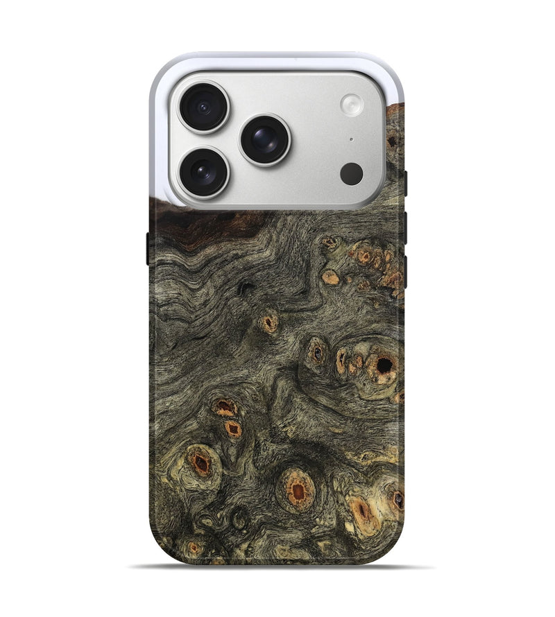 iPhone 17 Pro Wood Live Edge Phone Case - Claud (Clear, 796805)