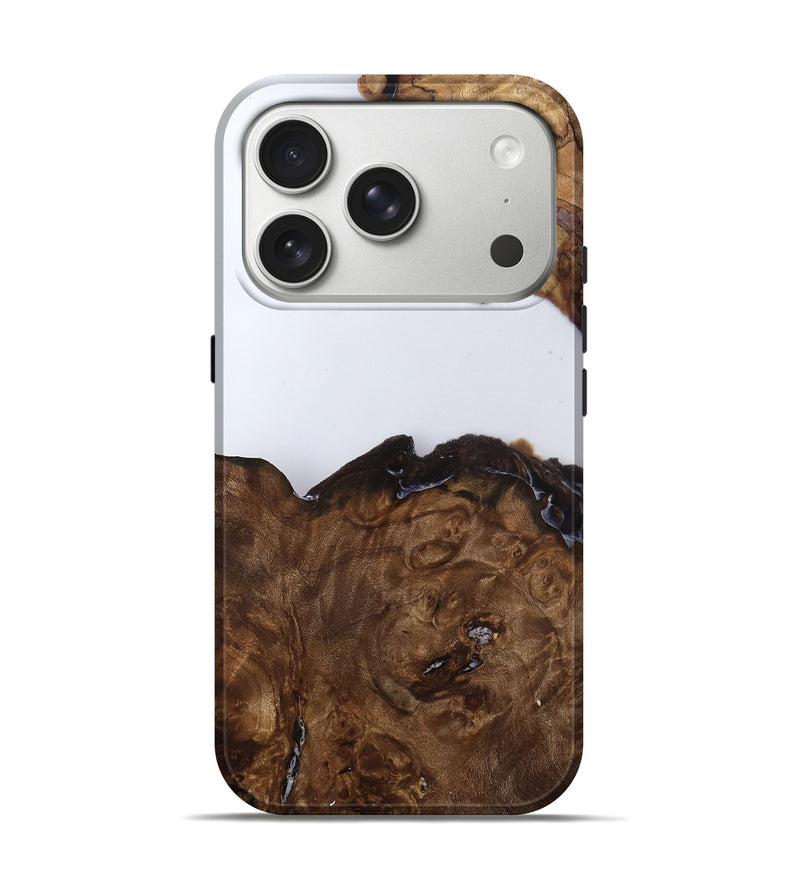 iPhone 17 Pro Wood Live Edge Phone Case - Janie (Clear, 796809)
