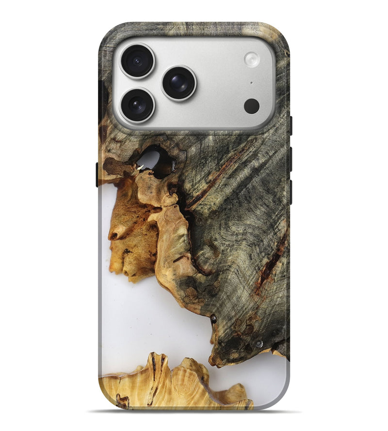 iPhone 17 Pro Max Wood Live Edge Phone Case - Gayla (Clear, 796810)