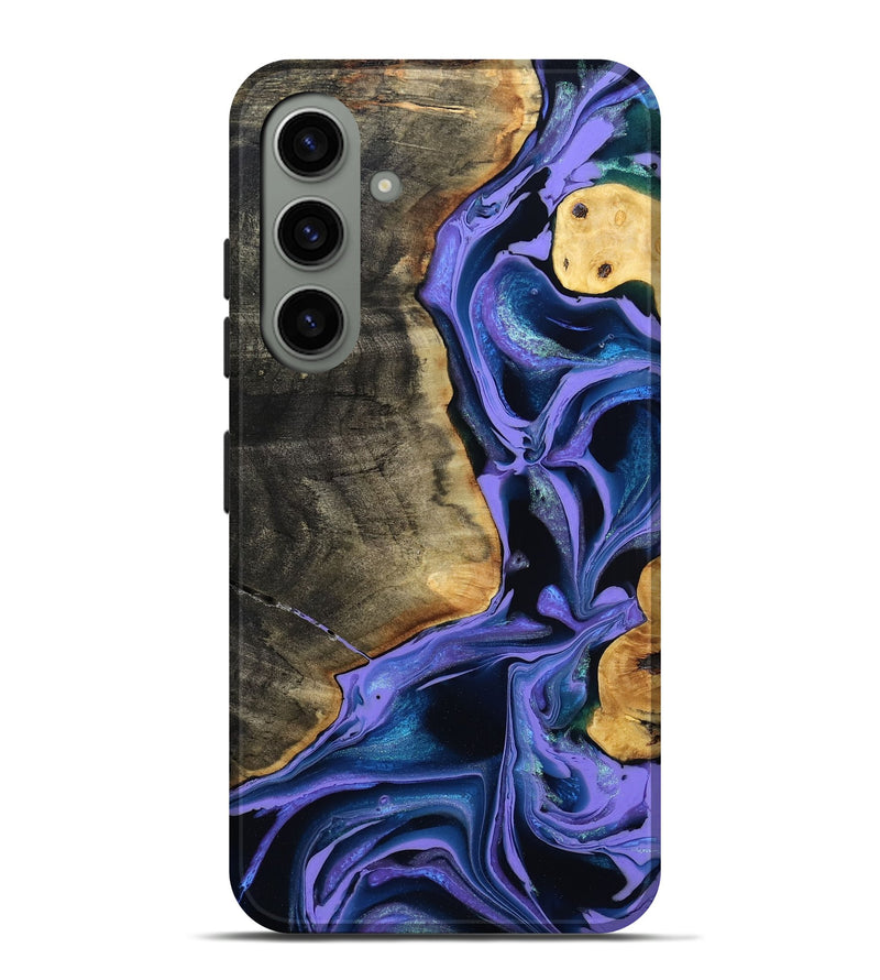 Galaxy S24 Plus Wood Live Edge Phone Case - Meilani (Purple, 796823)