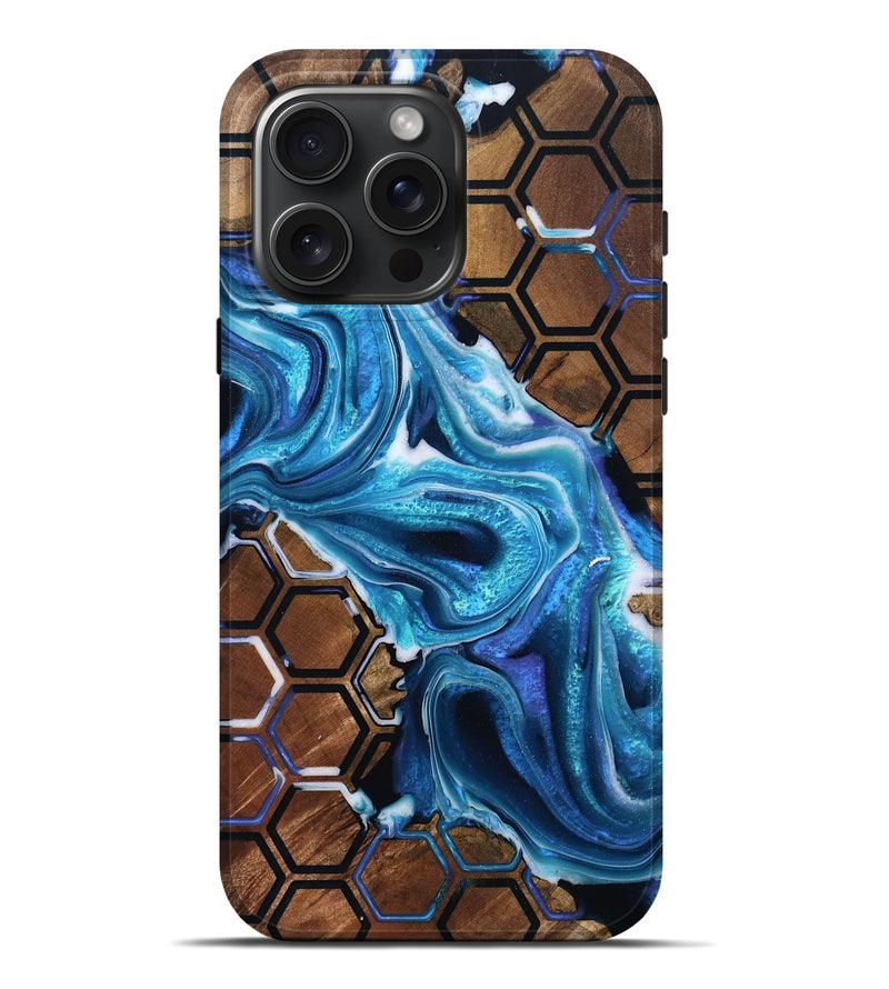 iPhone 16 Pro Max Wood Live Edge Phone Case - Aiyana (Pattern, 796865)