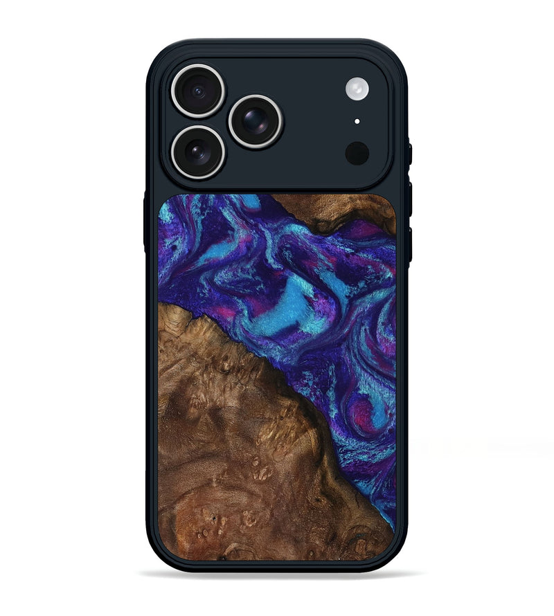 iPhone 17 Pro Max Wood Phone Case - Colonel (Purple, 796932)