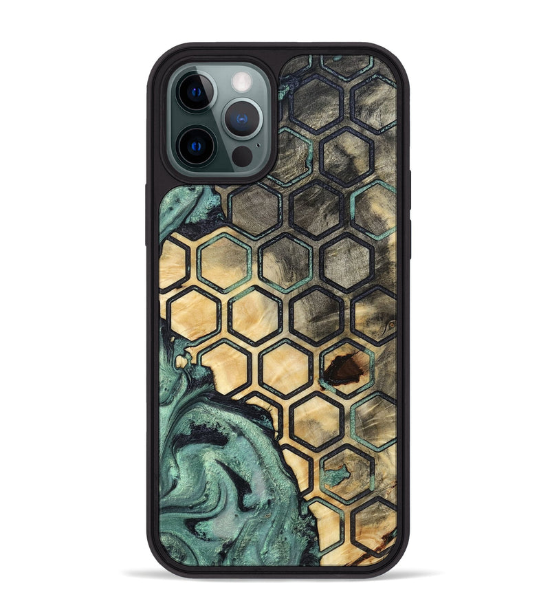iPhone 12 Pro Max Wood Phone Case - Marina (Pattern, 796987)