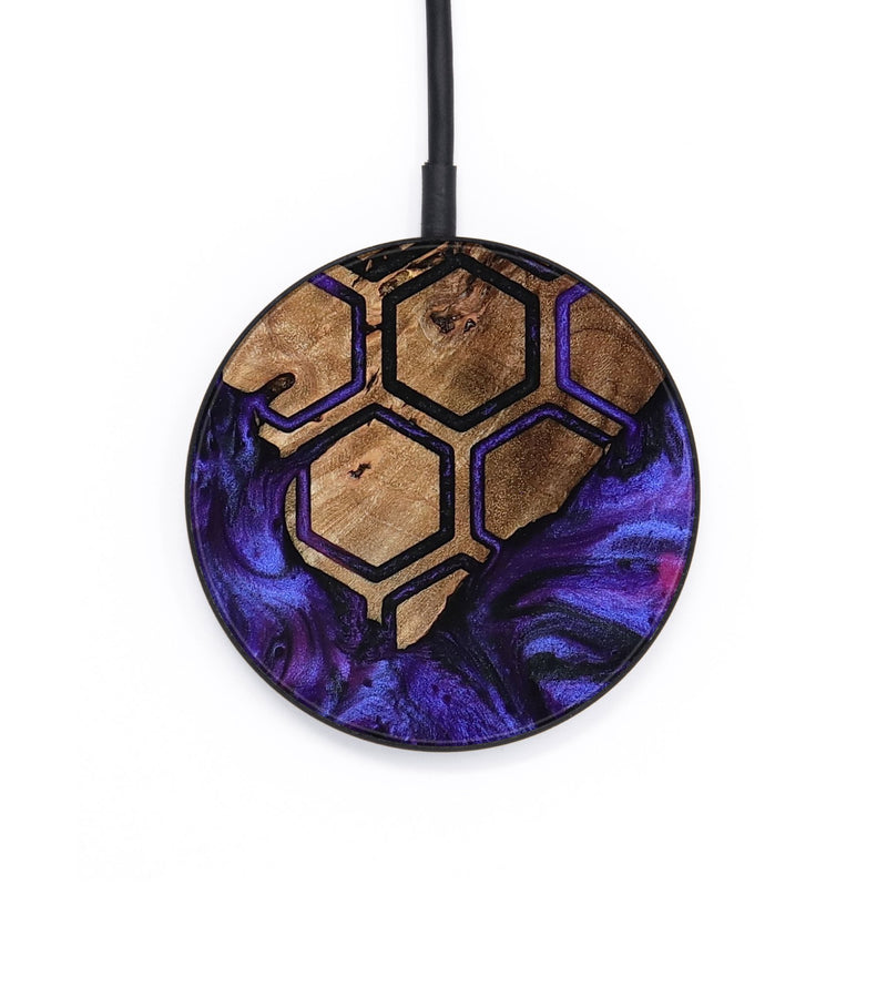 Circle Wood Wireless Charger - Avi (Pattern, 796990)