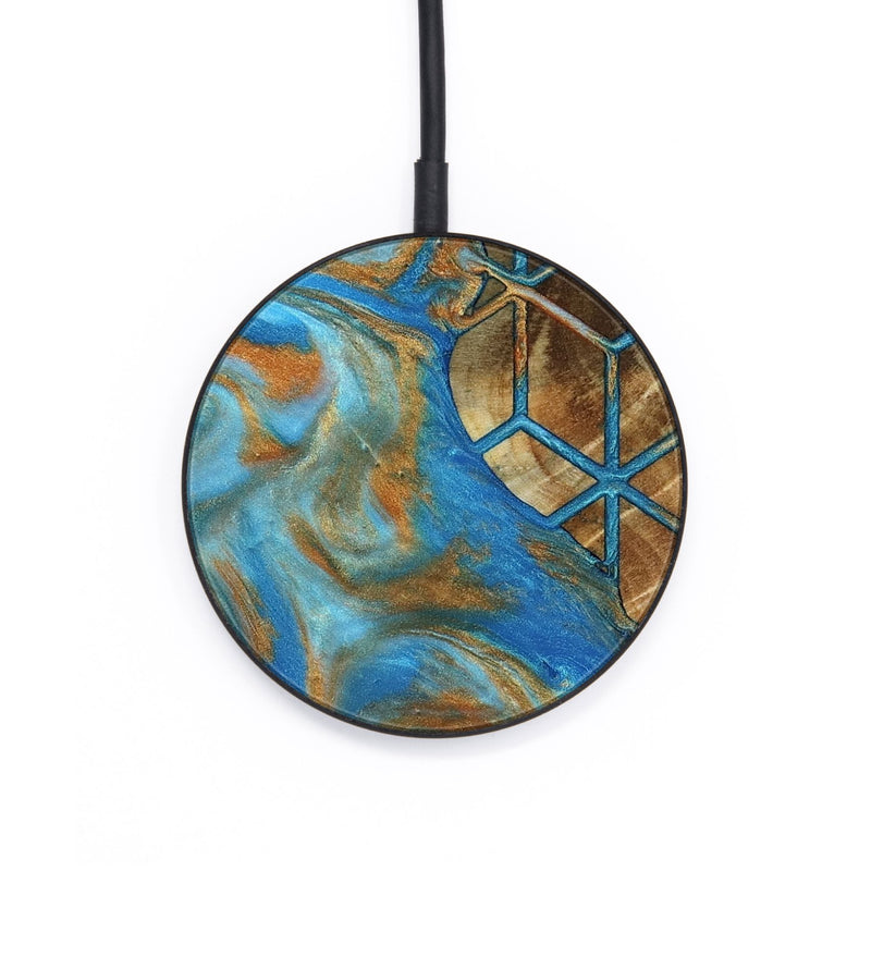 Circle Wood Wireless Charger - Bo (Pattern, 797003)