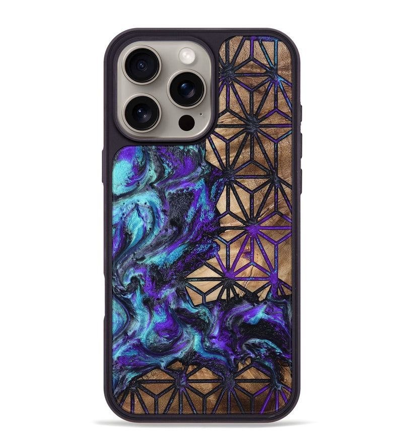 iPhone 16 Pro Max Wood Phone Case - Kadeem (Pattern, 797010)