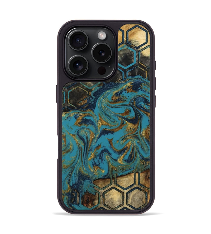 iPhone 16 Pro Wood Phone Case - Marva (Pattern, 797033)