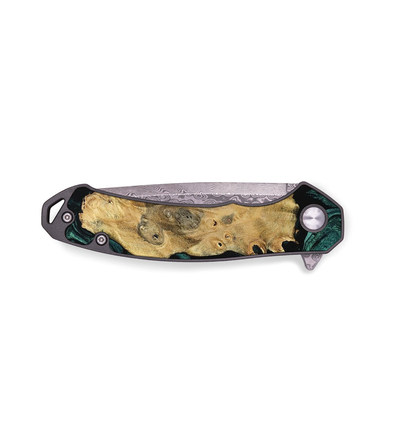 EDC Wood Pocket Knife - Vida (Green, 797043)