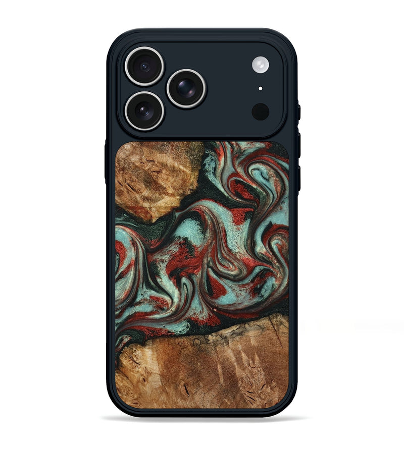 iPhone 17 Pro Max Wood Phone Case - Taytum (Green, 797051)