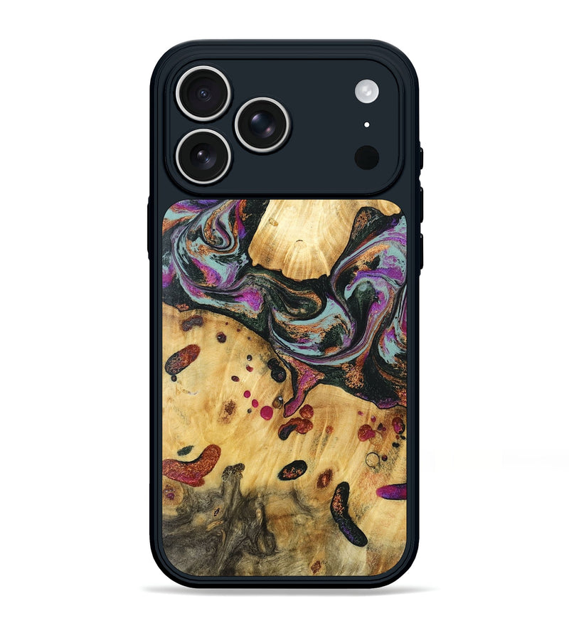 iPhone 17 Pro Max Wood Phone Case - Avis (Green, 797053)