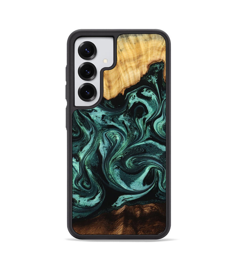 Galaxy S25 Wood Phone Case - Rikki (Green, 797069)