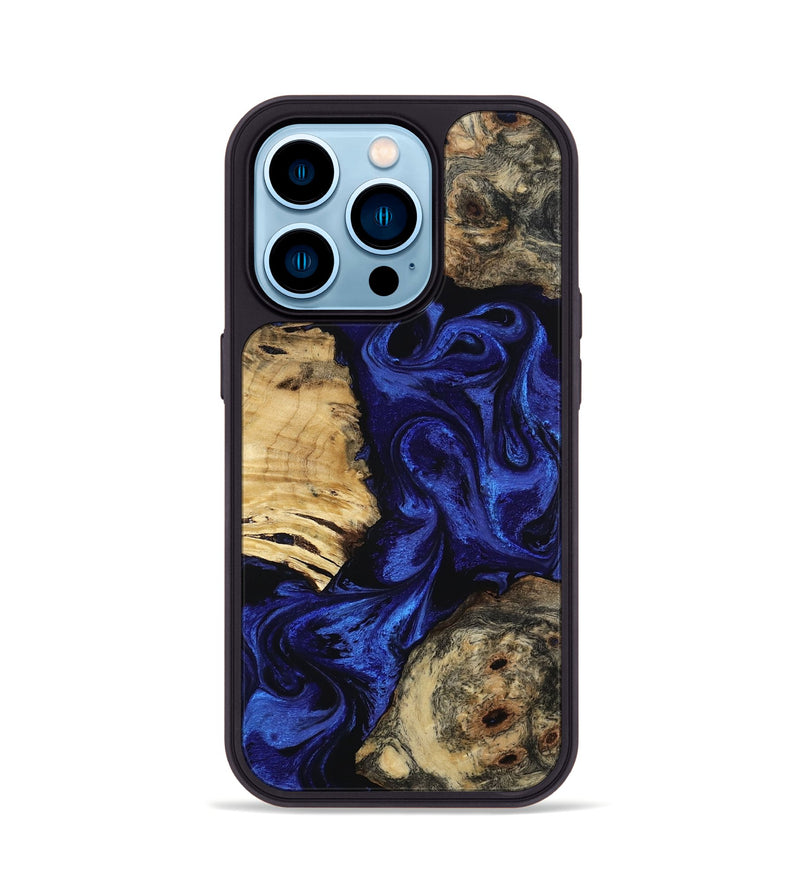 iPhone 14 Pro Wood Phone Case - Zhane (Ombre, 797076)
