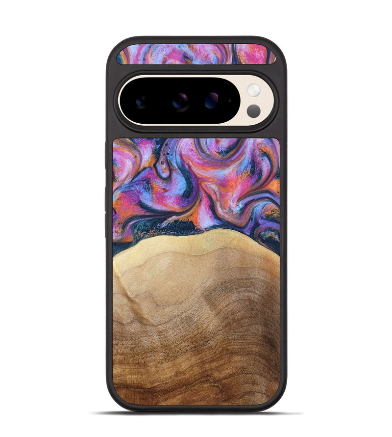 Pixel 10 Pro Wood Phone Case - Berta (Blue, 797077)