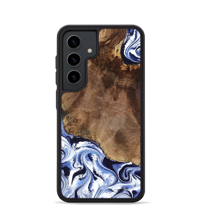 Galaxy S24 Wood Phone Case - Kelley (Blue, 797079)