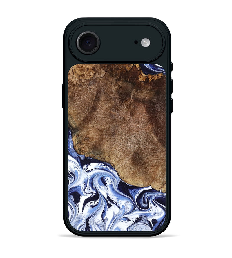 iPhone 17 Air Wood Phone Case - Kelley (Blue, 797079)