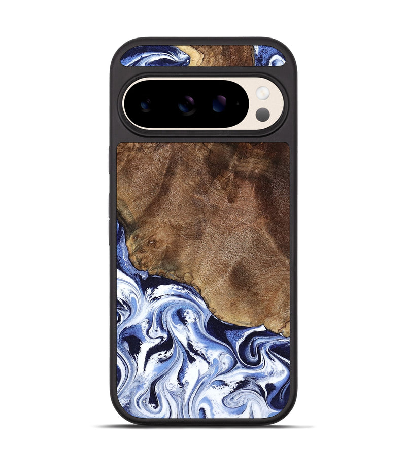 Pixel 10 Wood Phone Case - Kelley (Blue, 797079)