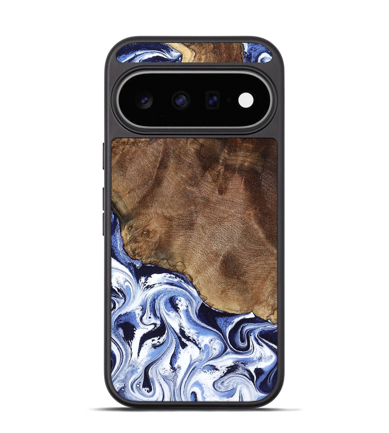 Pixel 11 Wood Phone Case - Kelley (Blue, 797079)