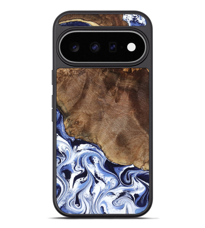 Pixel 11 Pro XL Wood Phone Case - Kelley (Blue, 797079)