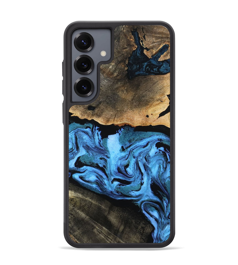 Galaxy S25 Plus Wood Phone Case - Jaleesa (Blue, 797082)