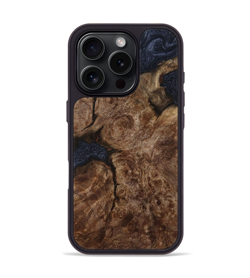 iPhone 16 Pro Wood Phone Case - Lu (Wood Burl, 797094)