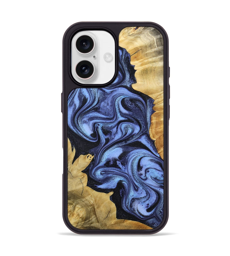 iPhone 17 Wood Phone Case - Jaheim (Blue, 797108)