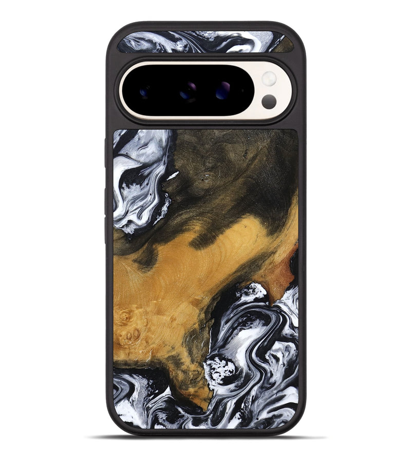 Pixel 10 Pro XL Wood Phone Case - John (Black & White, 797113)
