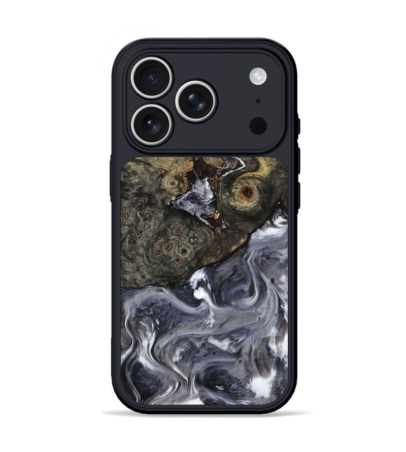 iPhone 17 Pro Wood Phone Case - Naya (Black & White, 797115)