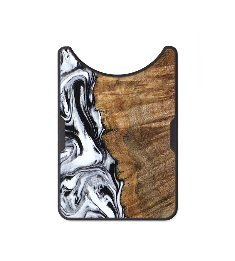 Alloy Wood Wallet - Molly (Black & White, 797116)