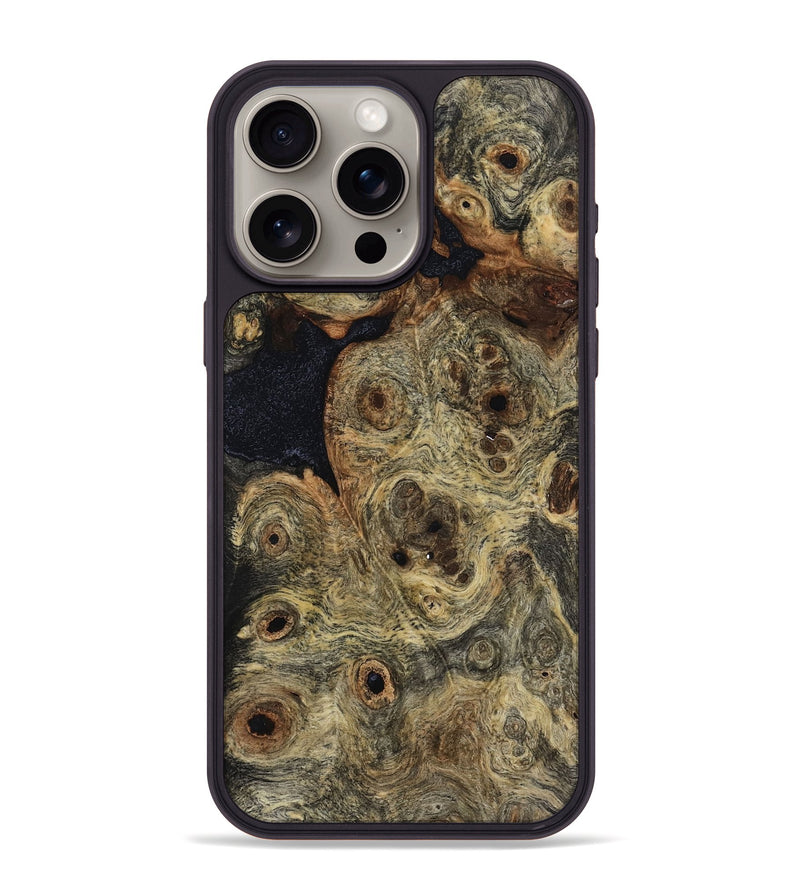 iPhone 15 Pro Max Wood Phone Case - Meghann (Wood Burl, 797118)
