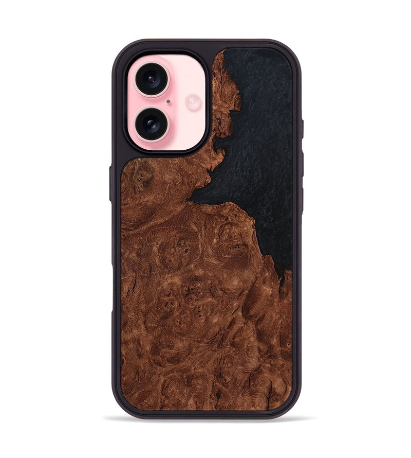 iPhone 16 Wood Phone Case - Wilton (Wood Burl, 797122)