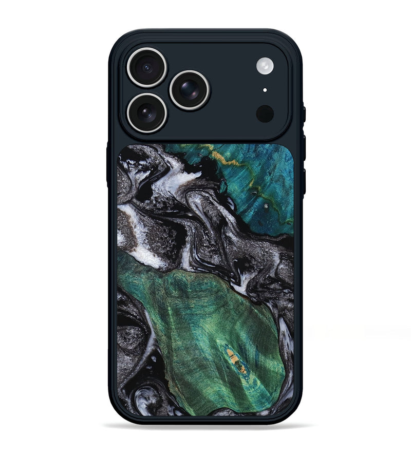iPhone 17 Pro Max Wood Phone Case - Arlie (Black & White, 797131)