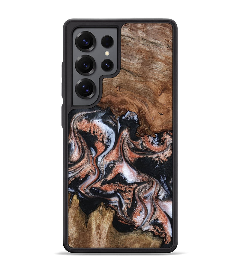 Galaxy S25 Ultra Wood Phone Case - Nels (Black & White, 797132)