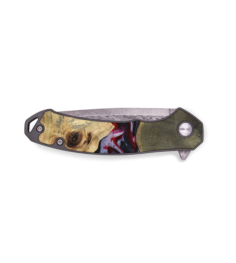 EDC Wood Pocket Knife - Jarrett (Red, 797142)