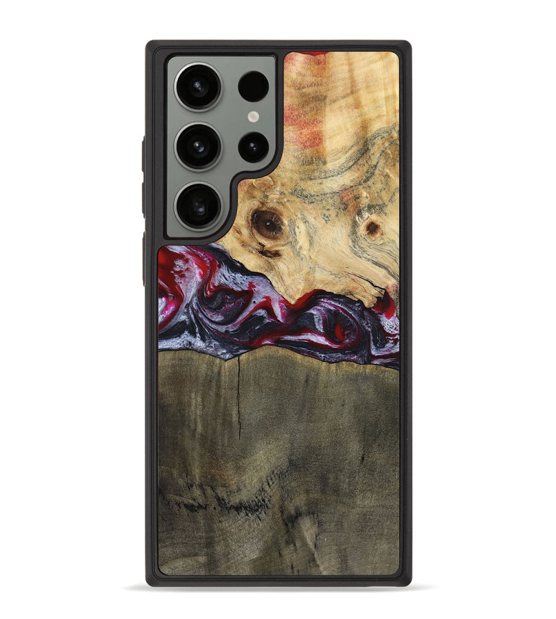 Galaxy S23 Ultra Wood Phone Case - Jarrett (Red, 797142)
