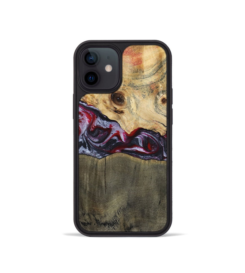 iPhone 12 mini Wood Phone Case - Jarrett (Red, 797142)