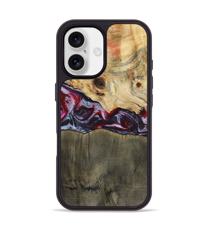 iPhone 17 Wood Phone Case - Jarrett (Red, 797142)