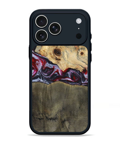 iPhone 17 Pro Max Wood Phone Case - Jarrett (Red, 797142)
