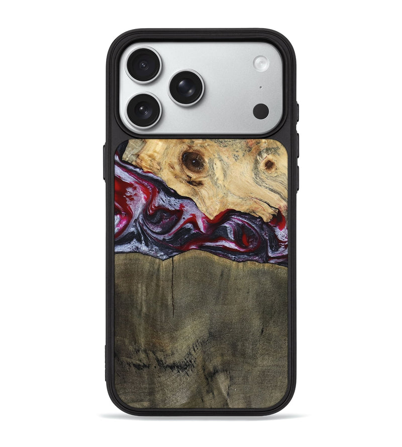 iPhone 18 Pro Max Wood Phone Case - Jarrett (Red, 797142)
