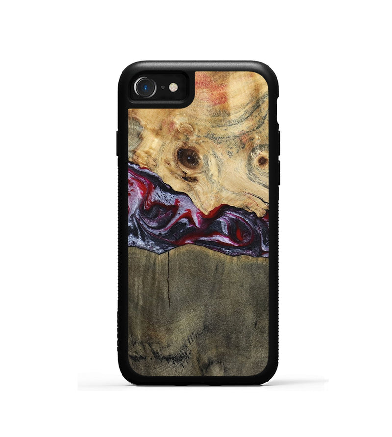 iPhone SE Wood Phone Case - Jarrett (Red, 797142)