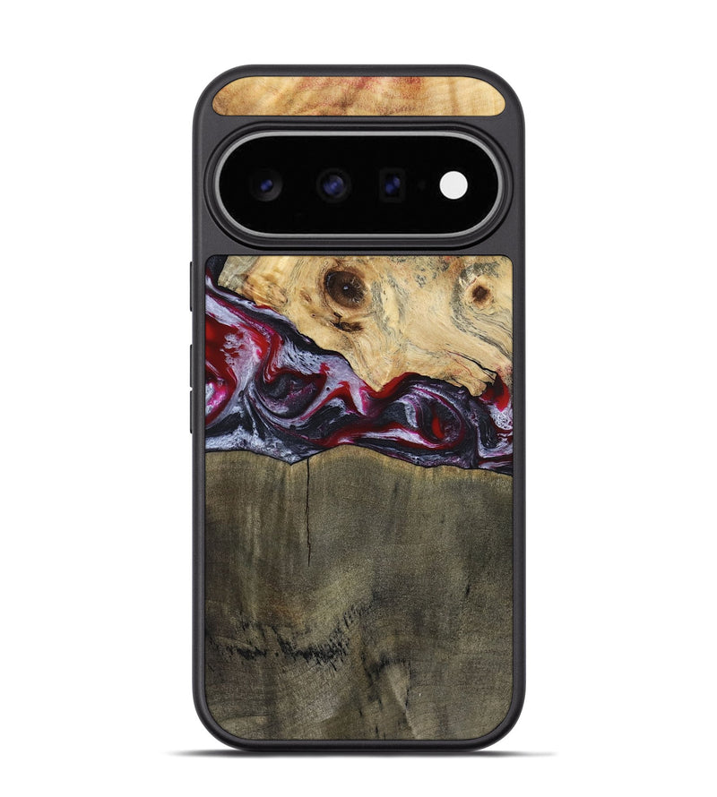 Pixel 11 Pro Wood Phone Case - Jarrett (Red, 797142)