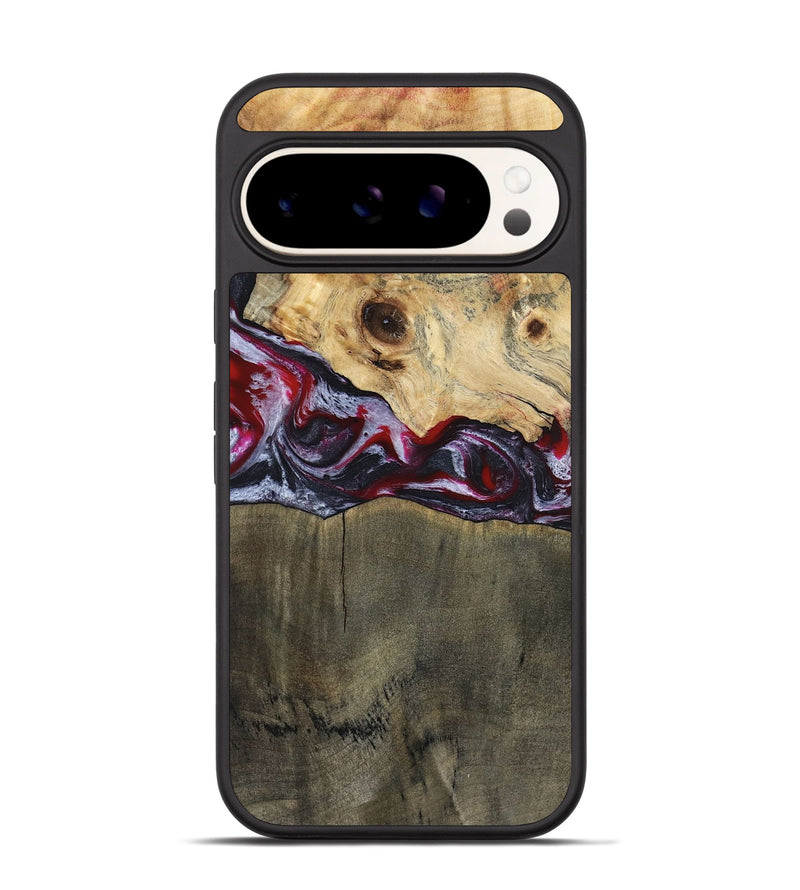 Pixel 9 Wood Phone Case - Jarrett (Red, 797142)