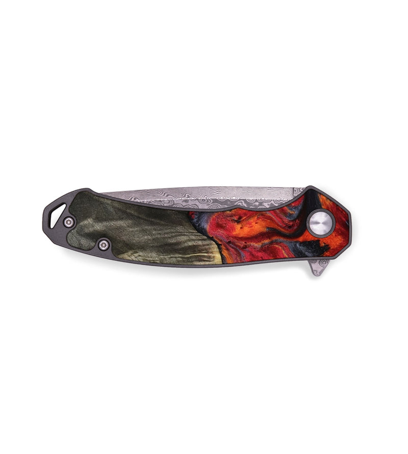 EDC Wood Pocket Knife - Oren (Red, 797143)