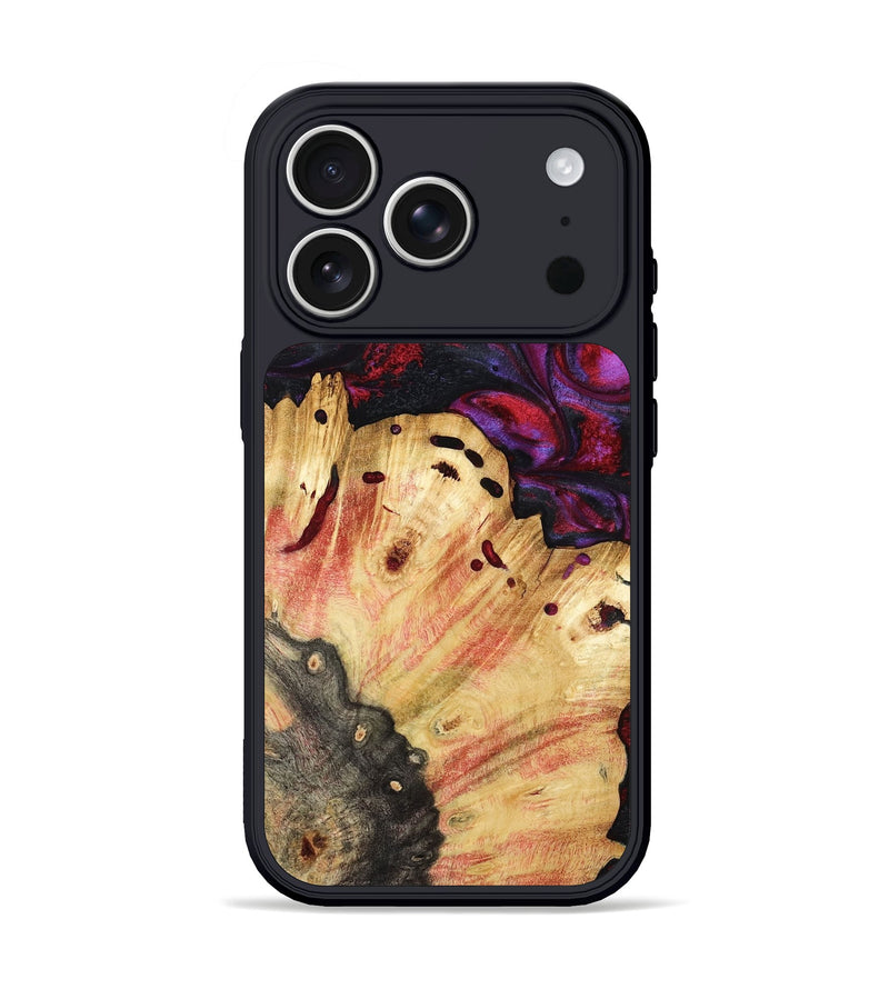 iPhone 17 Pro Wood Phone Case - Mathew (Red, 797144)