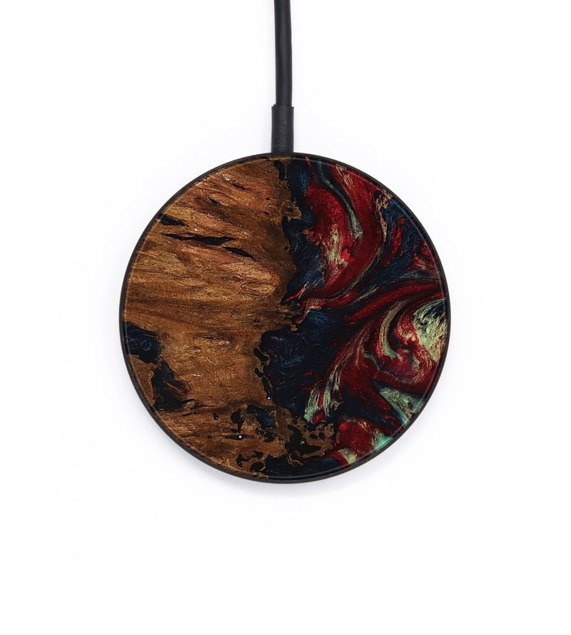 Circle Wood Wireless Charger - Floy (Red, 797145)