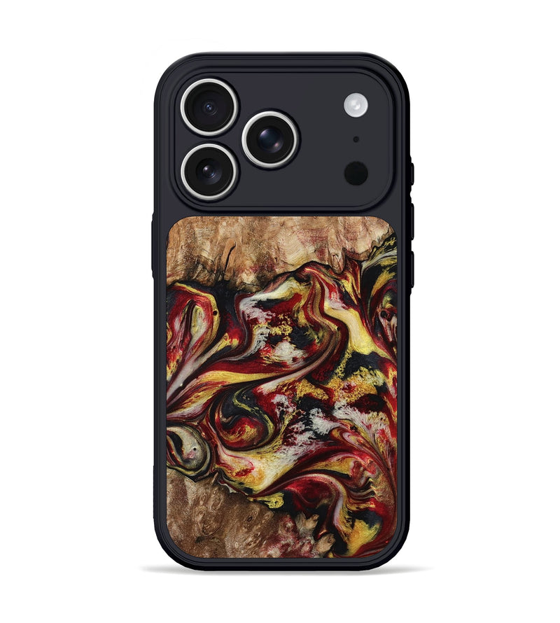 iPhone 17 Pro Wood Phone Case - Aedan (Red, 797148)