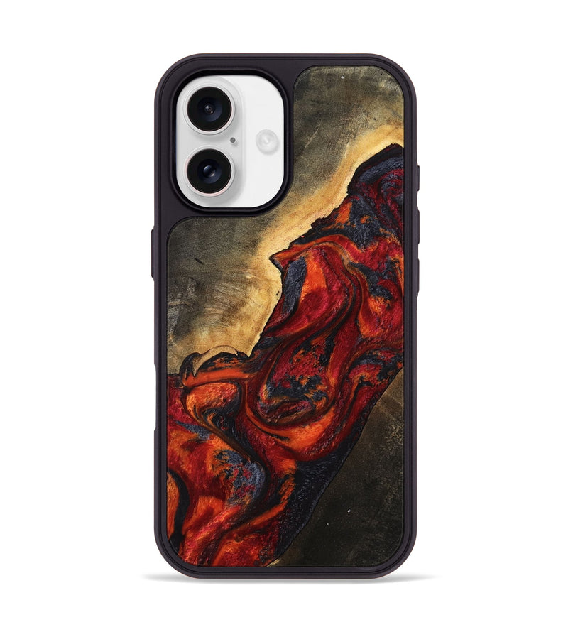 iPhone 17 Wood Phone Case - Zander (Red, 797149)
