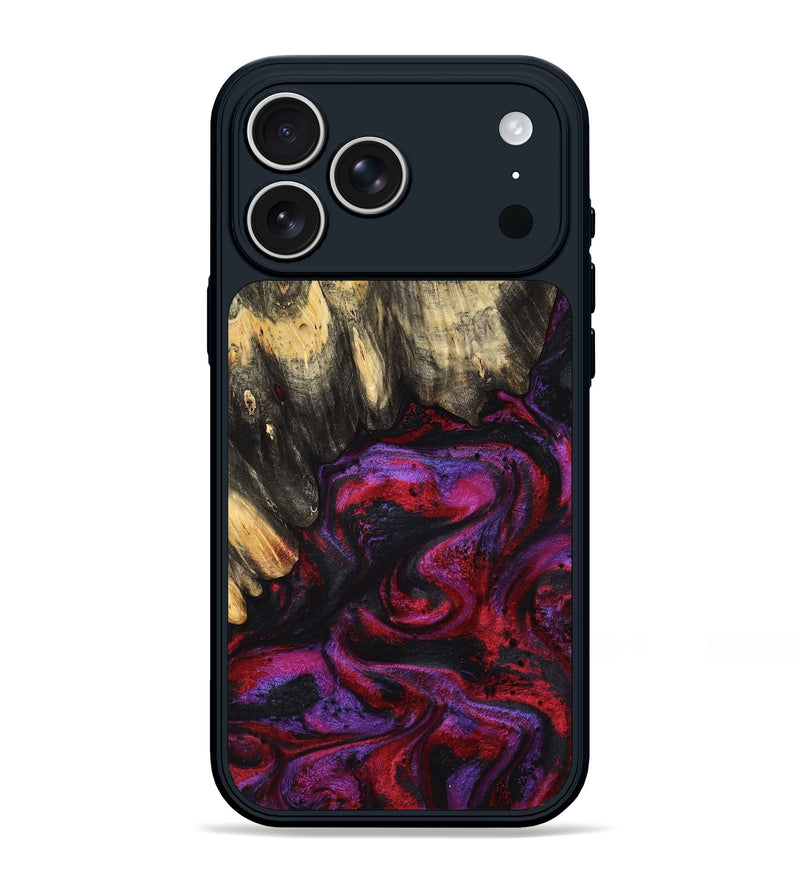 iPhone 17 Pro Max Wood Phone Case - Elliott (Red, 797151)